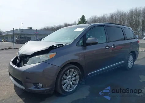 2012 Toyota Sienna Limited 7 Passenger z USA, uszkodzony, nr VIN 5TDDK3DCXCS033655